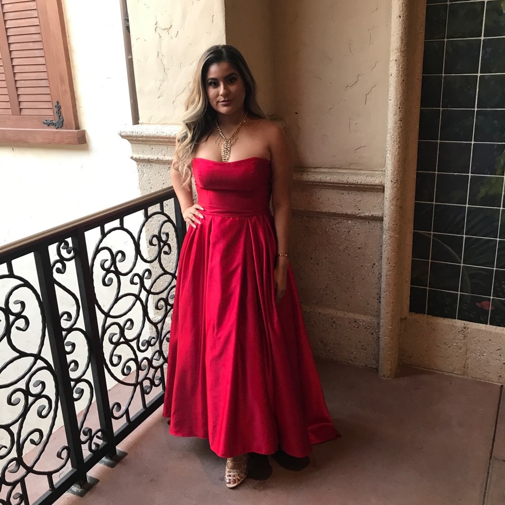 RED PROM DRESS